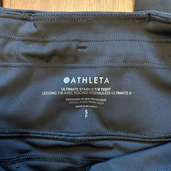 Lot of 2 Athleta Women's Leggings Black Size Small - Picture 12 of 16